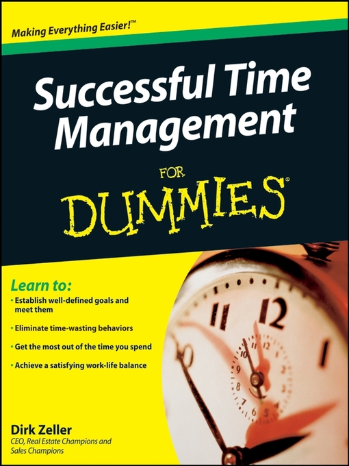 Title details for Successful Time Management For Dummies® by Dirk Zeller - Available